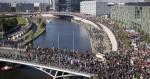 2015-10-10 Hundreds of thousands shut down Berlin to protest "Trojan Horse" - - Monsanto's dream trade deal. The Guardian