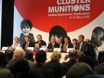 2011-02-10 Respected Canadian negotiator removed from disarmament talks, resigns. Canada can't serve two masters at the same time, Lockheed Martin manufacturer of cluster munitions and International Humanitarian Law.