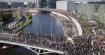 2015-10-10 Hundreds of thousands shut down Berlin to protest "Trojan Horse" - - Monsanto's dream trade deal. The Guardian